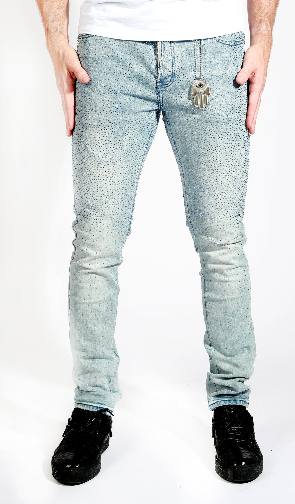 Kash Diamond Denim in blue – view 2 of 9
