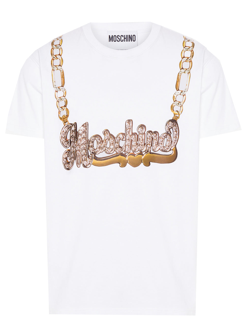 Moschino Chain Logo Short Sleeve Tee