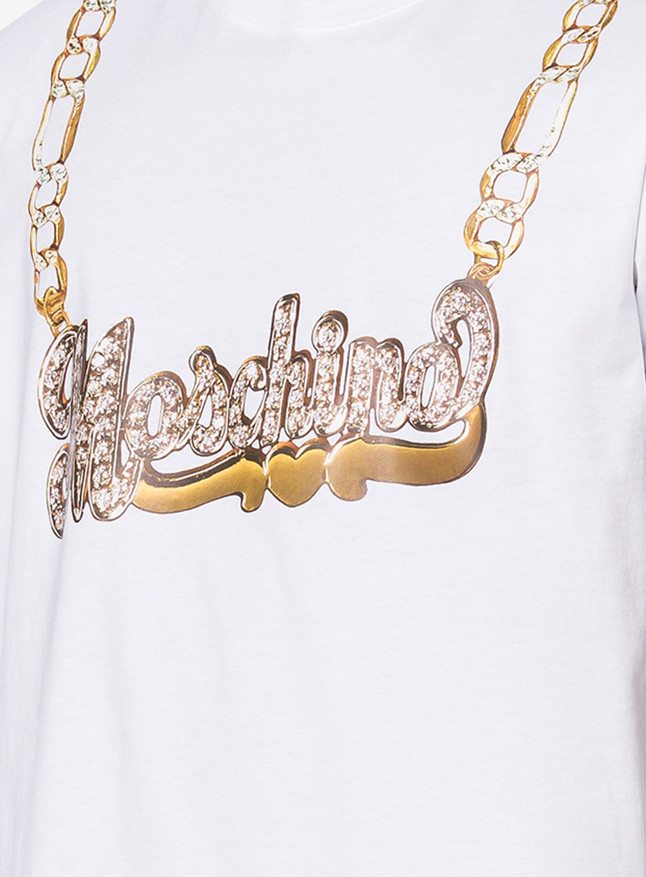 Moschino Chain Logo Short Sleeve Tee