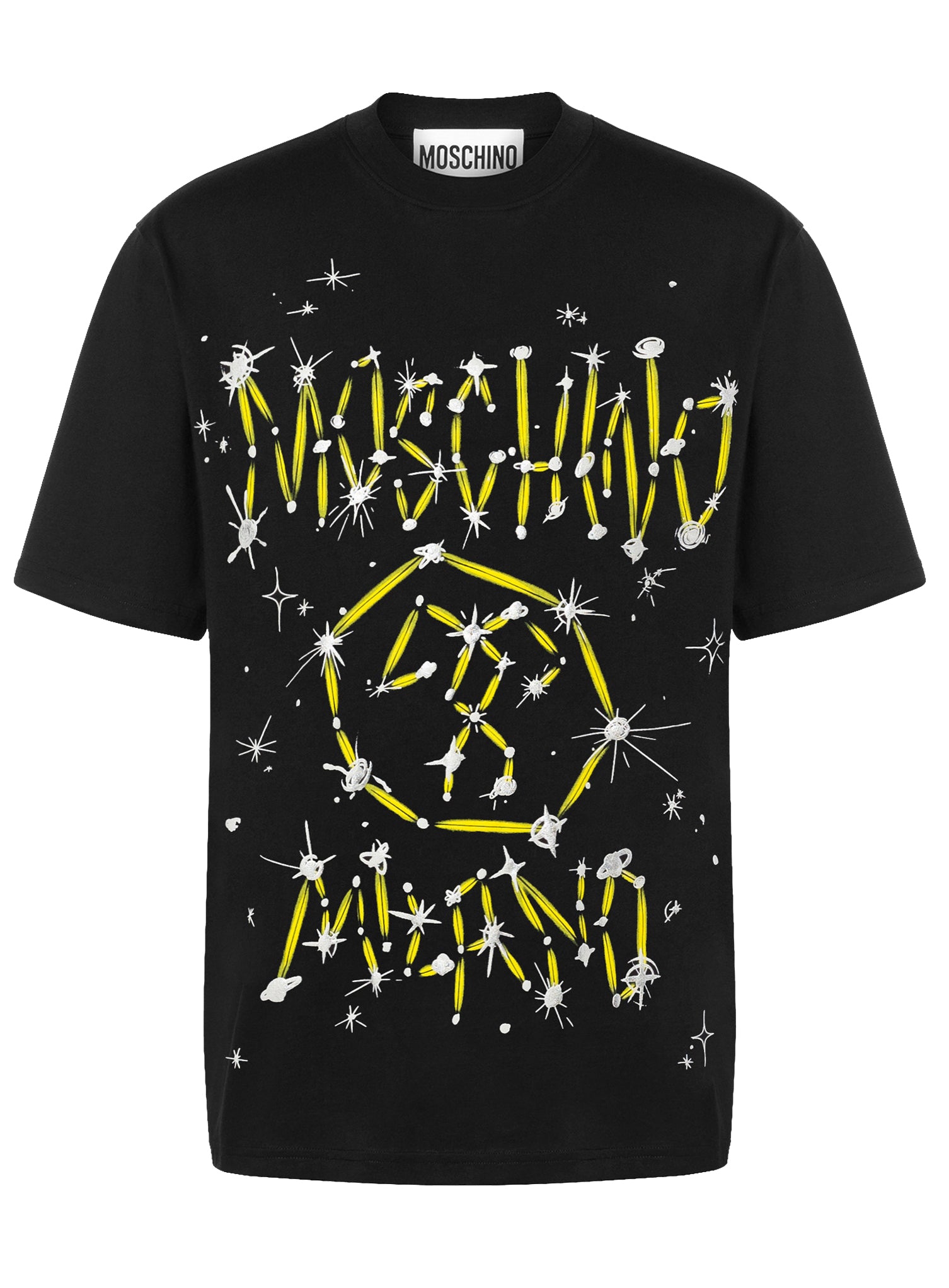 Star Graphic Tee Shirt-Black