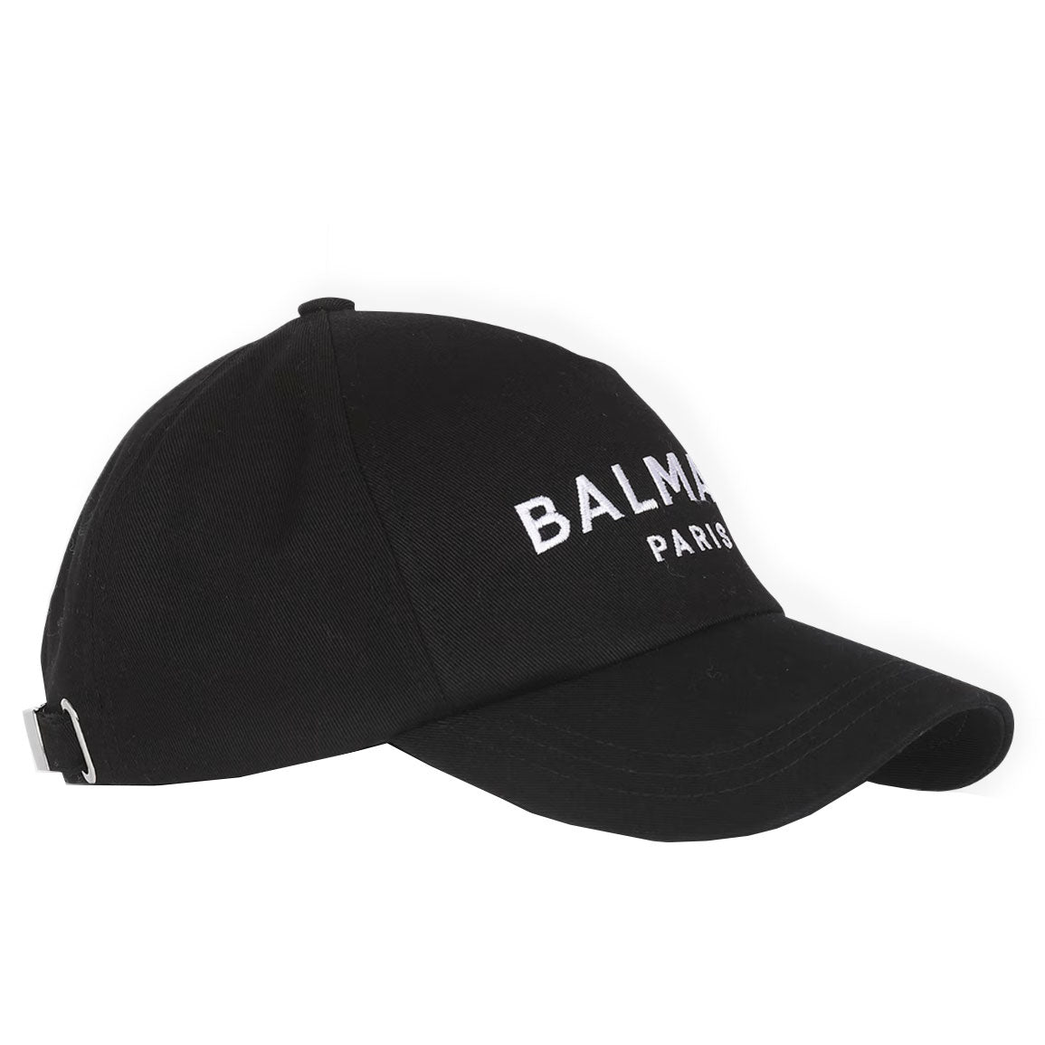 BALMAIN COTTON CAP - BLACK