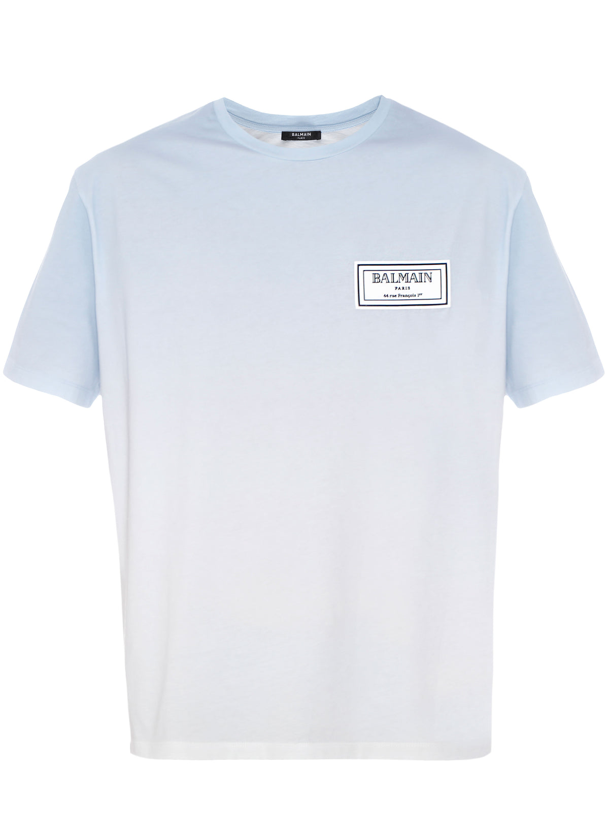 BALMAIN GRADIENT T-SHIRT - BLUE