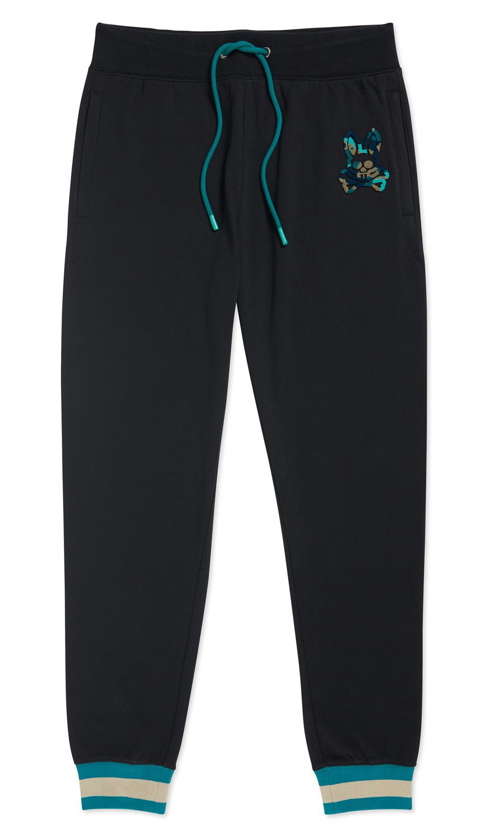MENS HOWGATE CAMO PANTS - BLACK
