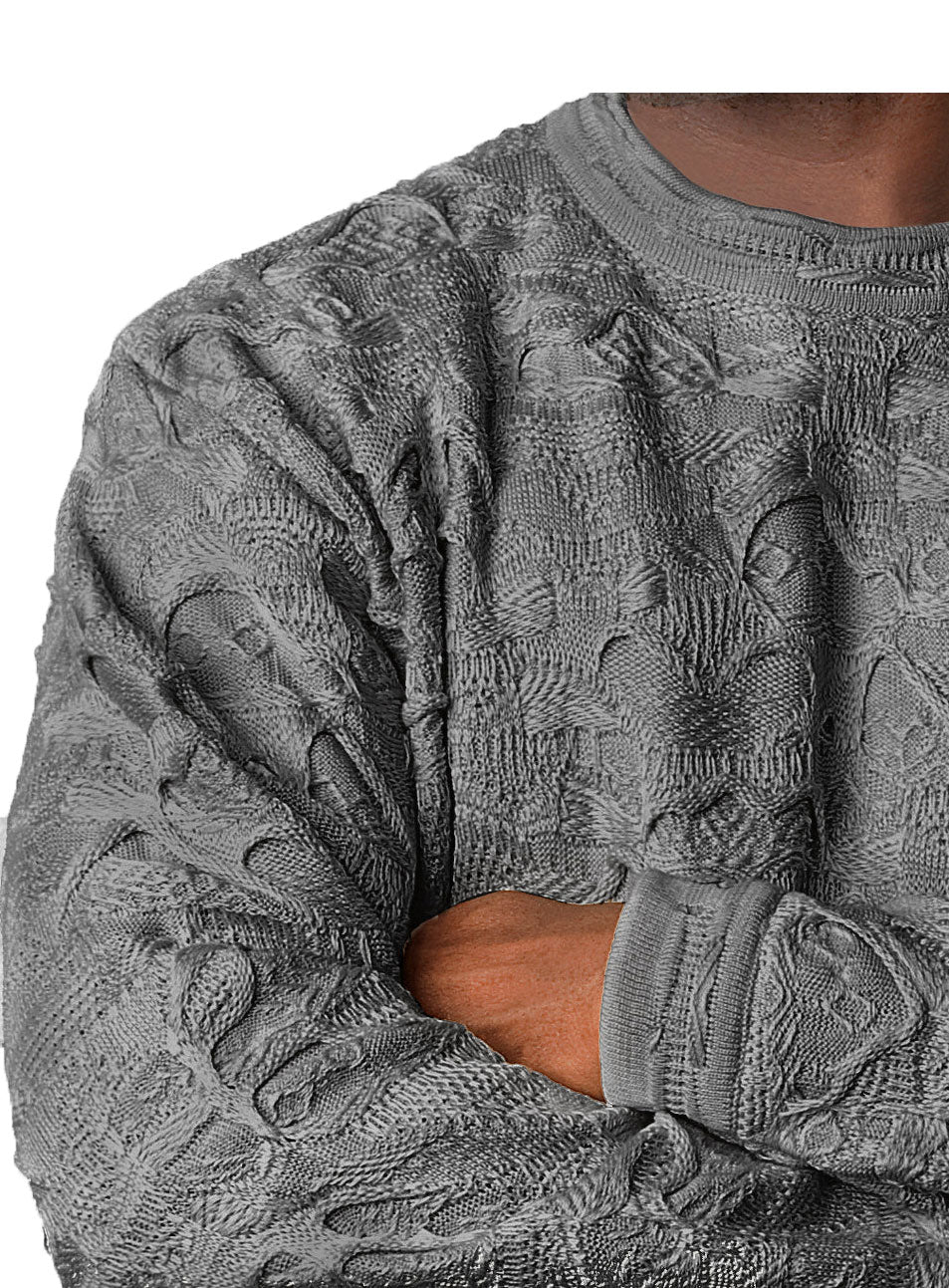 COOGI Solid Crew Sweater in grey – view 2 of 2