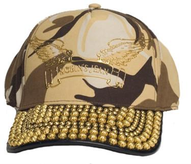 Robin's Jean Cap Tan Parachute Gold Studs (Camo)