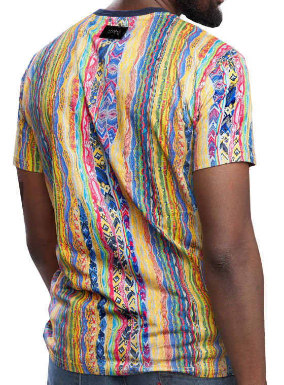 COOGI Short Sleeve V-Neck Pullover in multi – view 2 of 2