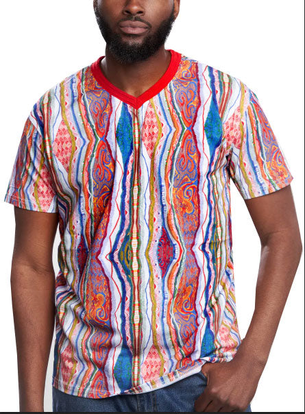 COOGI SS Vneck Pullover in Classic multicolor – view 1 of 2