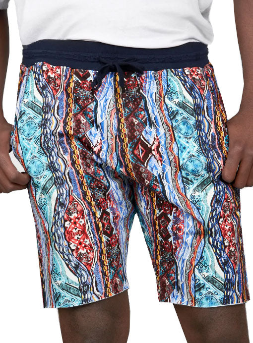 COOGI Shorts in blue and red – view 1 of 2