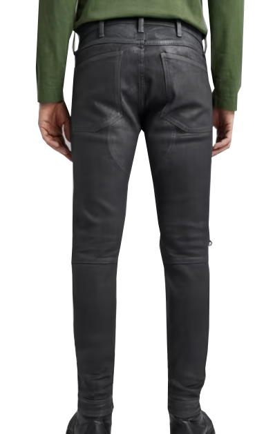 G-Star RAW 5620 3D Zip Knee Skinny in magma cobler – view 2 of 4