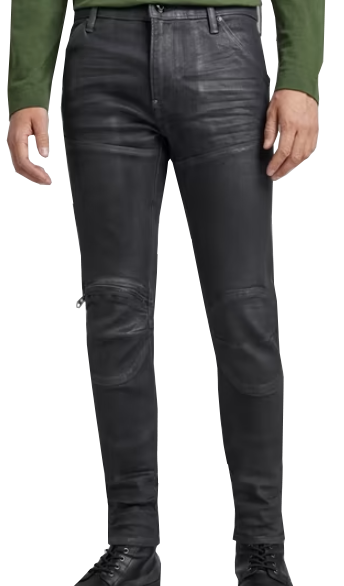 G-Star RAW 5620 3D Zip Knee Skinny in magma cobler – view 4 of 4
