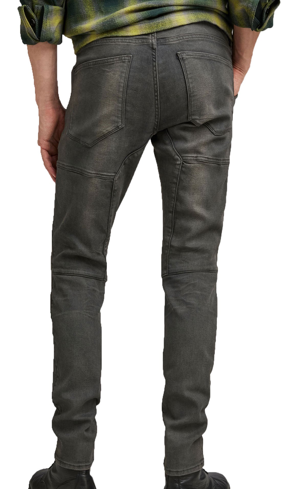 G-Star RAW Rackam 3D Skinny Jeans in dark aged cobler – view 3 of 3