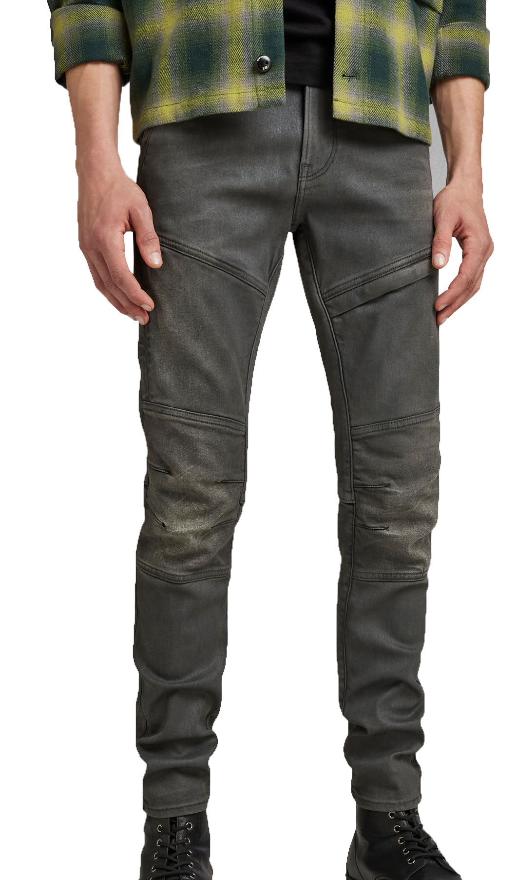G-Star RAW Rackam 3D Skinny Jeans in dark aged cobler – view 2 of 3