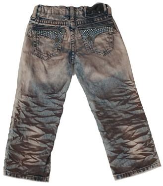 Robin's Jean Kids in Wash Brown (Sapphire Crystals)