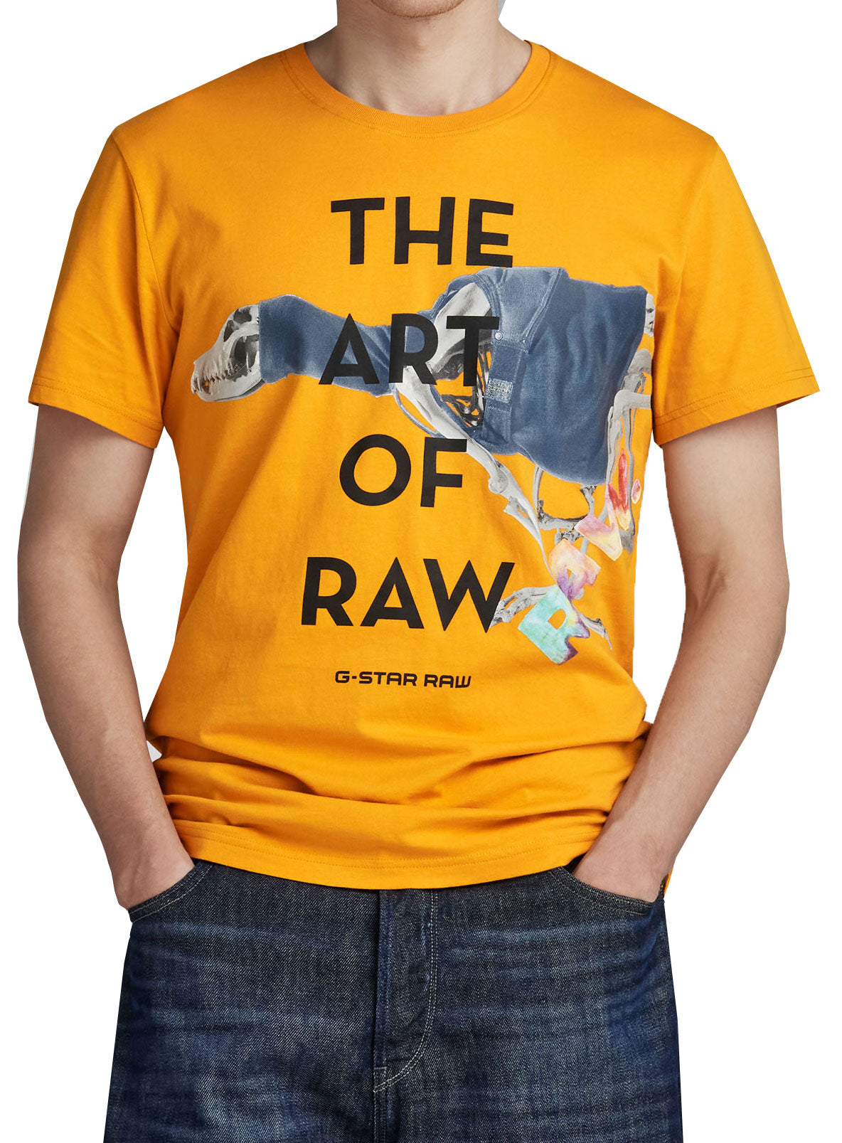 ART OF RAW RT S/S - DULL YELLOW