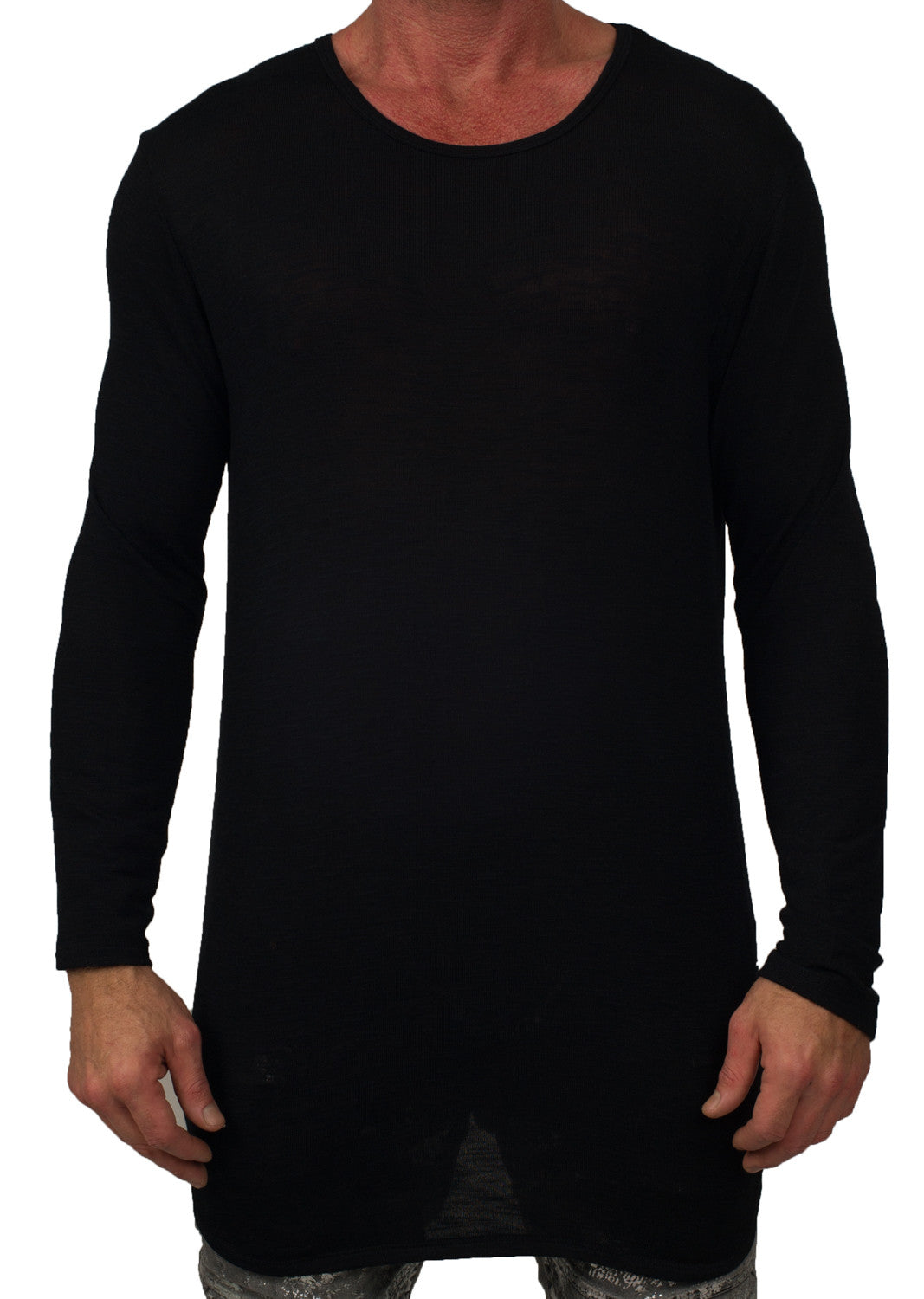 Kash Elongated Charcoal Knit Sweater – view 4 of 6