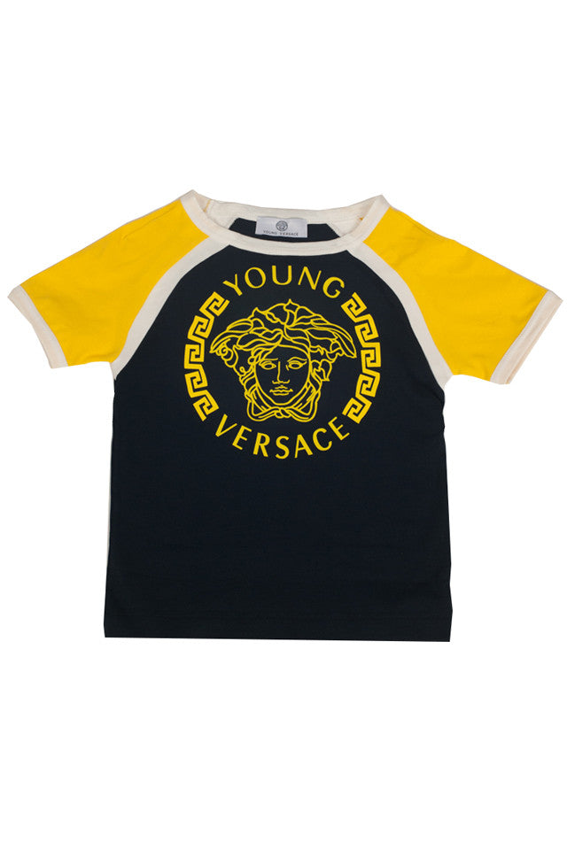 Boys Gold Logo Tee