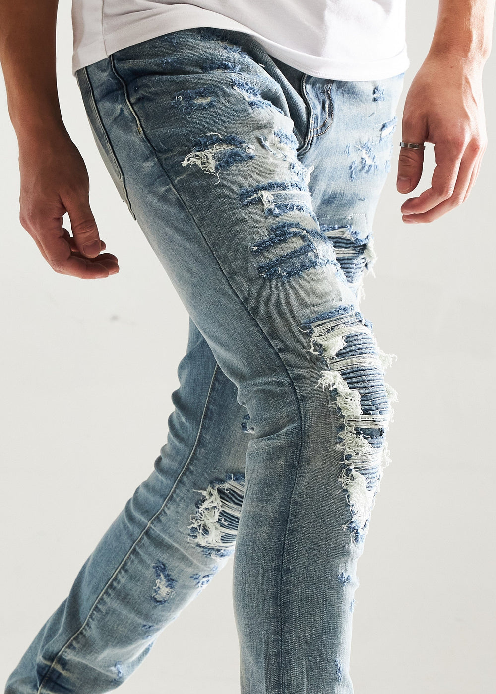 Worrel Rip & Repair Denim - Blue