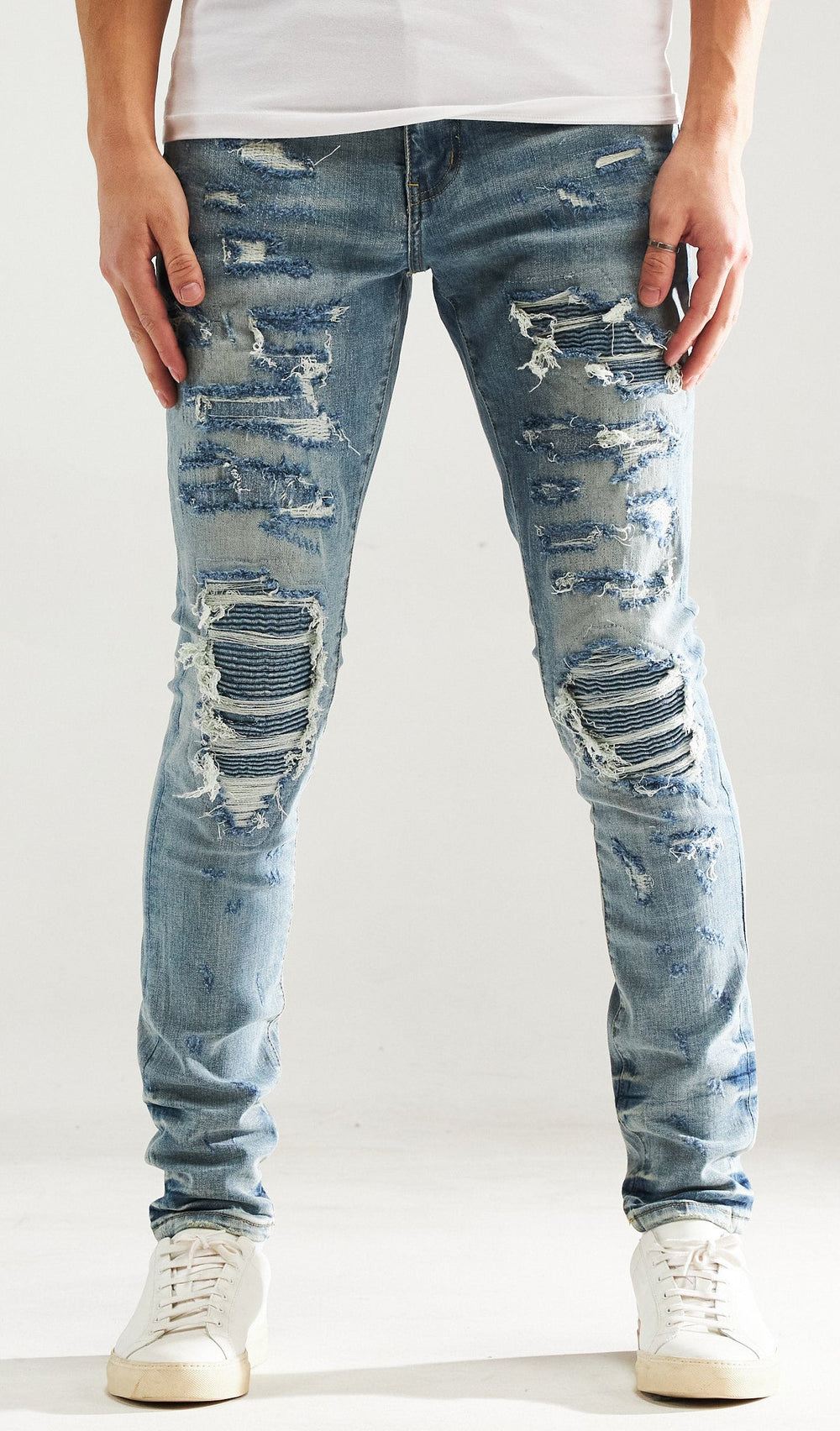 Worrel Rip & Repair Denim - Blue