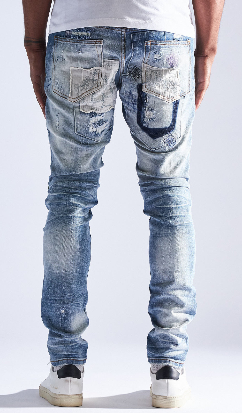 Embellish Barker Denim in light blue – view 2 of 2