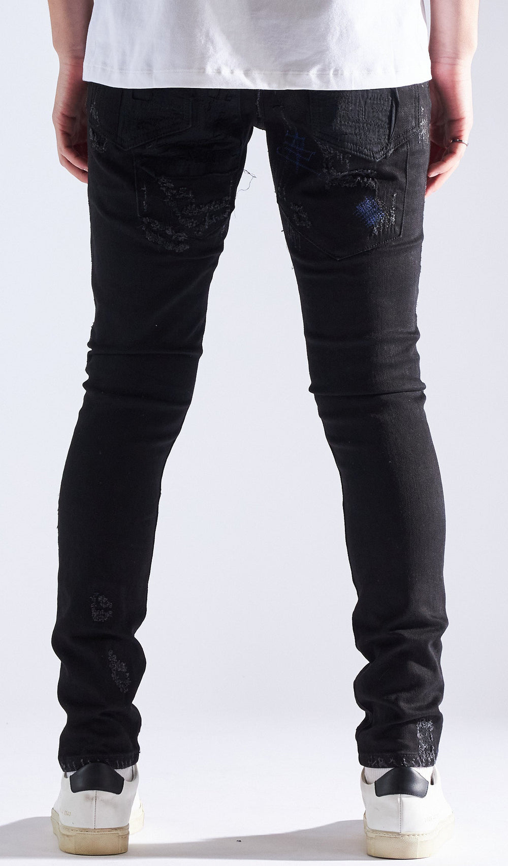Embellish Barker Denim in black – view 2 of 2