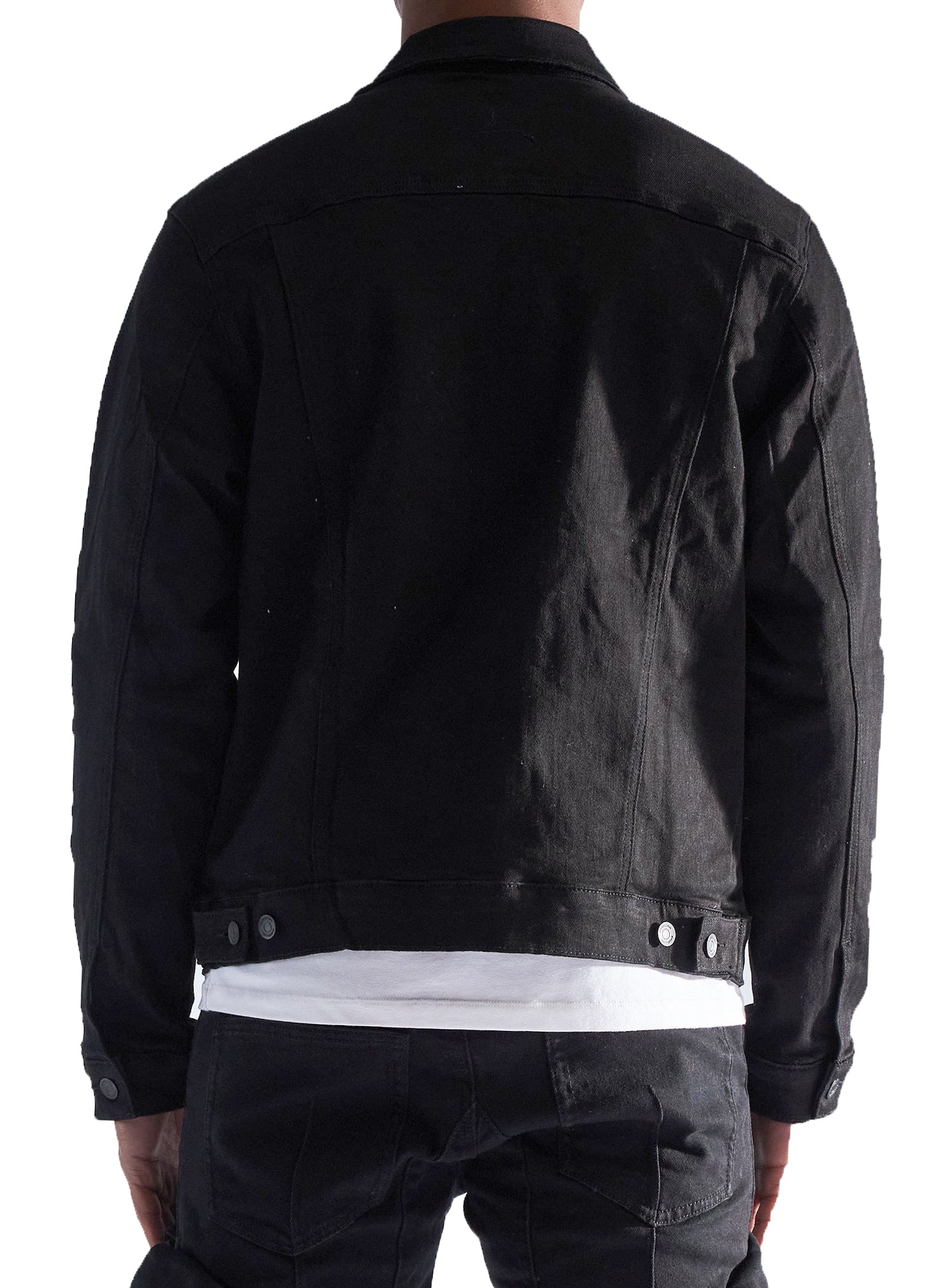 Embellish Bounty Reversible Jacket in black and olive – view 4 of 4