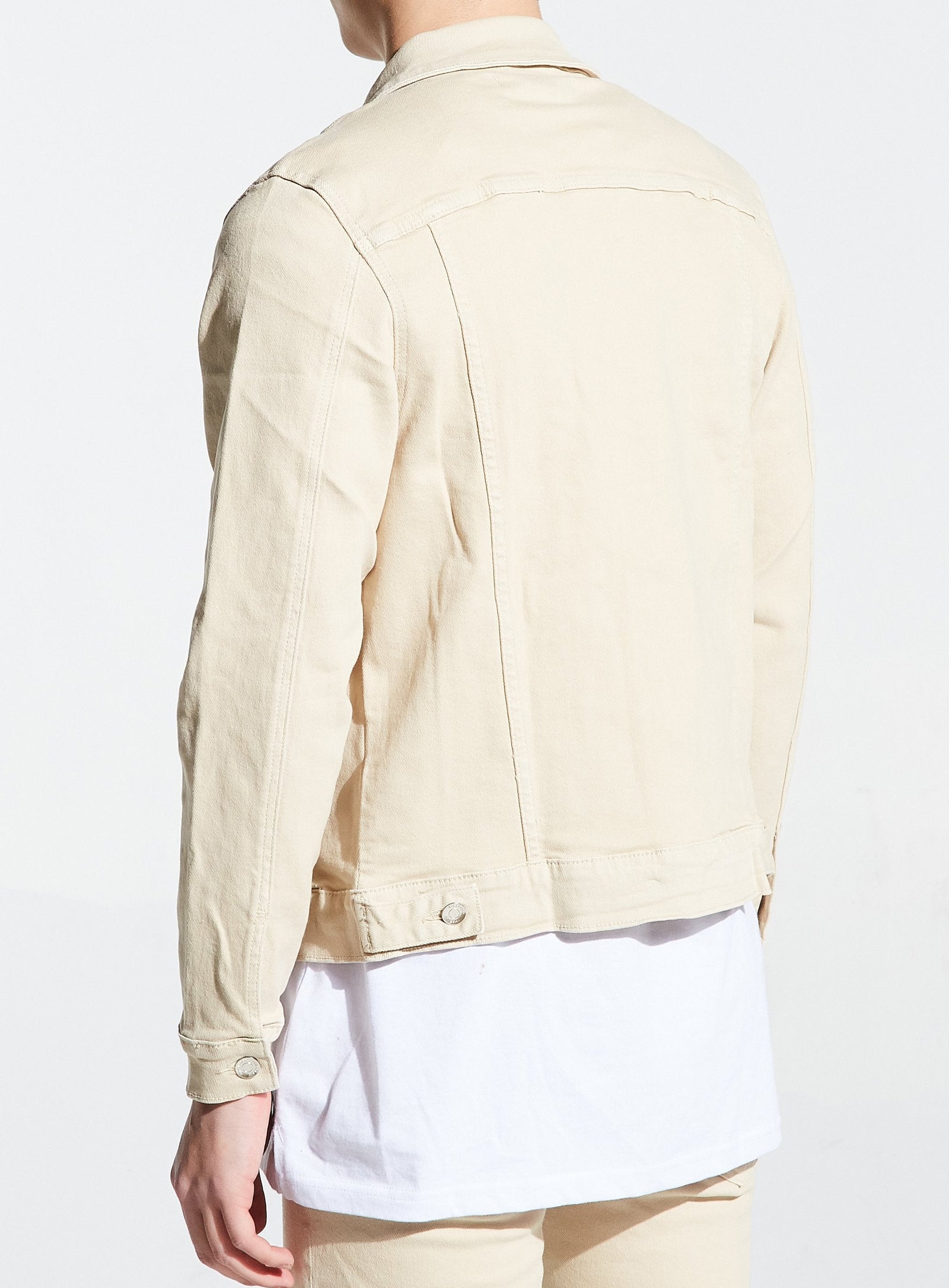 Men's Lotas Denim Jacket-Khaki