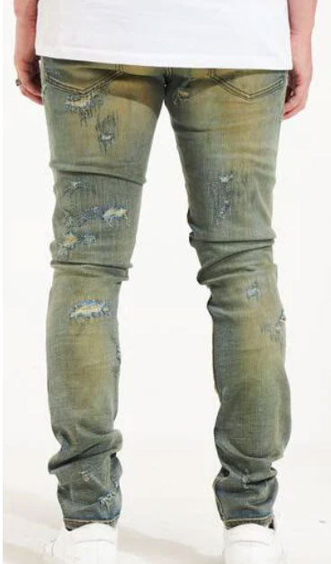 Embellish Wren Denim in sand wash – view 2 of 4