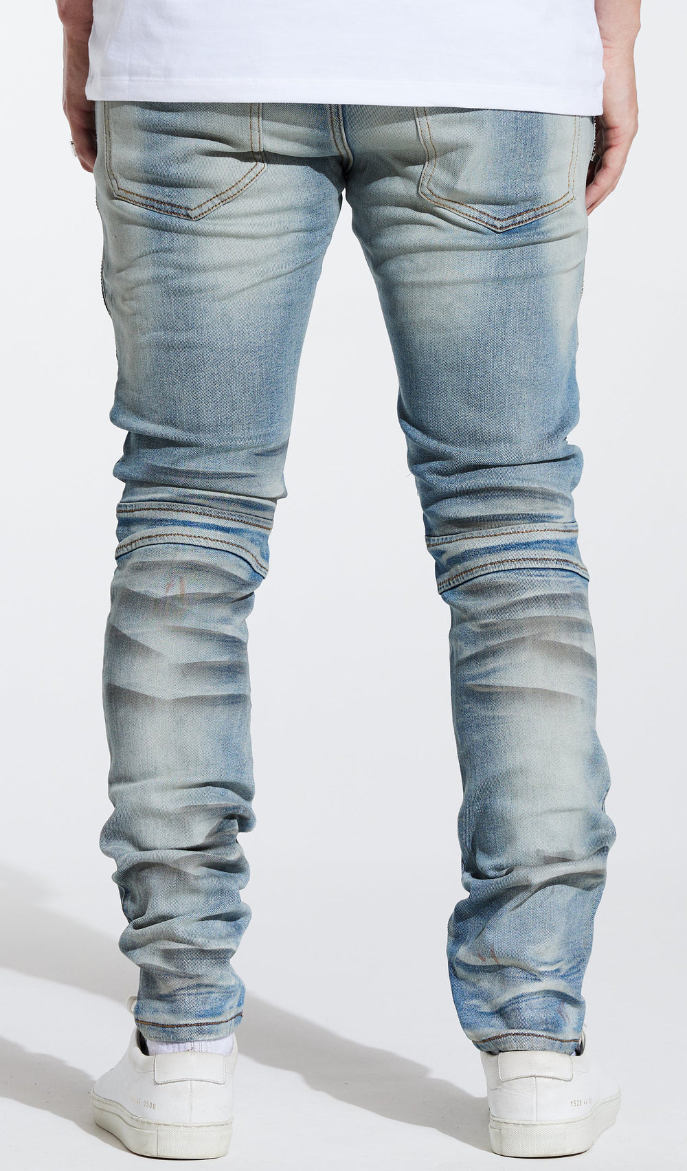 Embellish Sunny Biker Denim in Blue – view 2 of 2