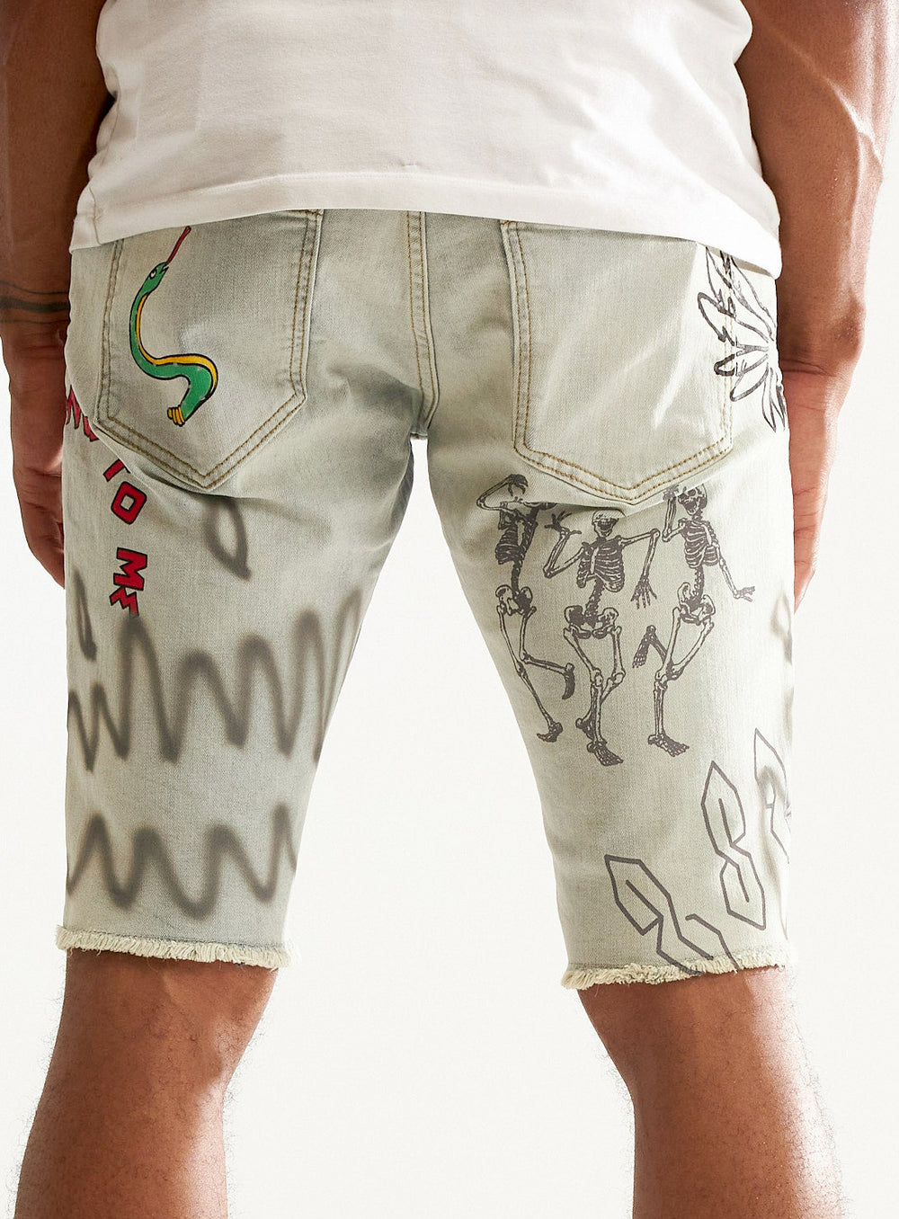 Embellish Urth Shorts in Light Blue Sand – view 2 of 2