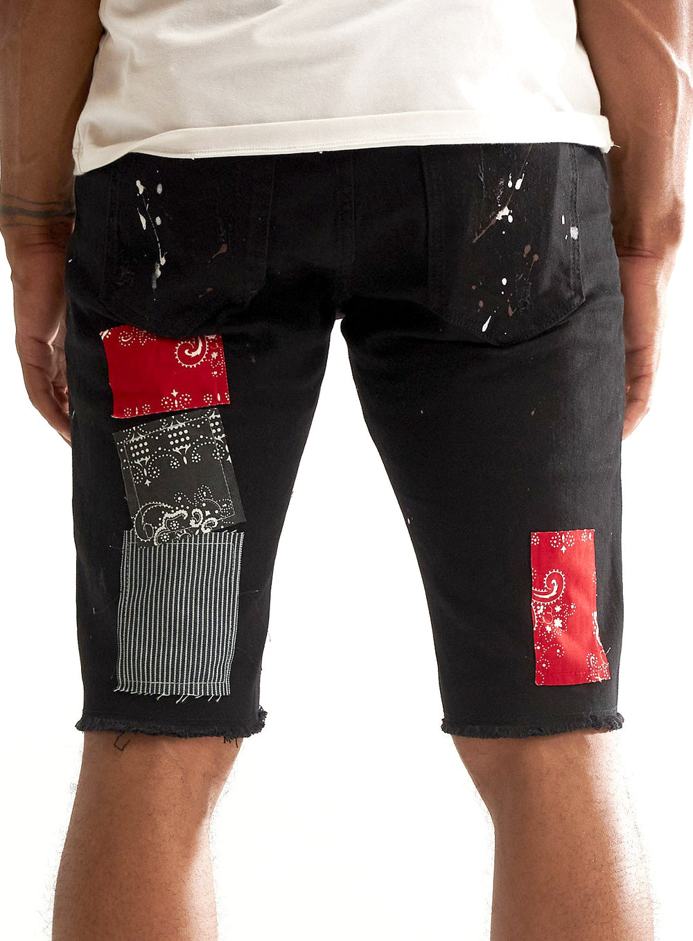 Embellish Rebel Shorts in black patch – view 2 of 2