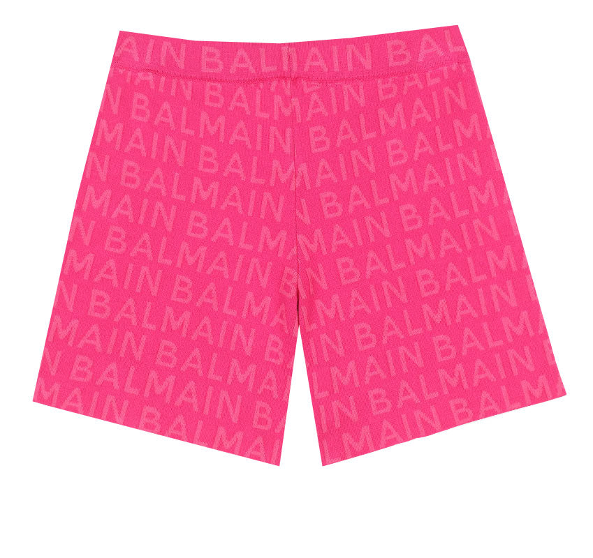 Balmain Shorts w/ Side Buttons - Fusia