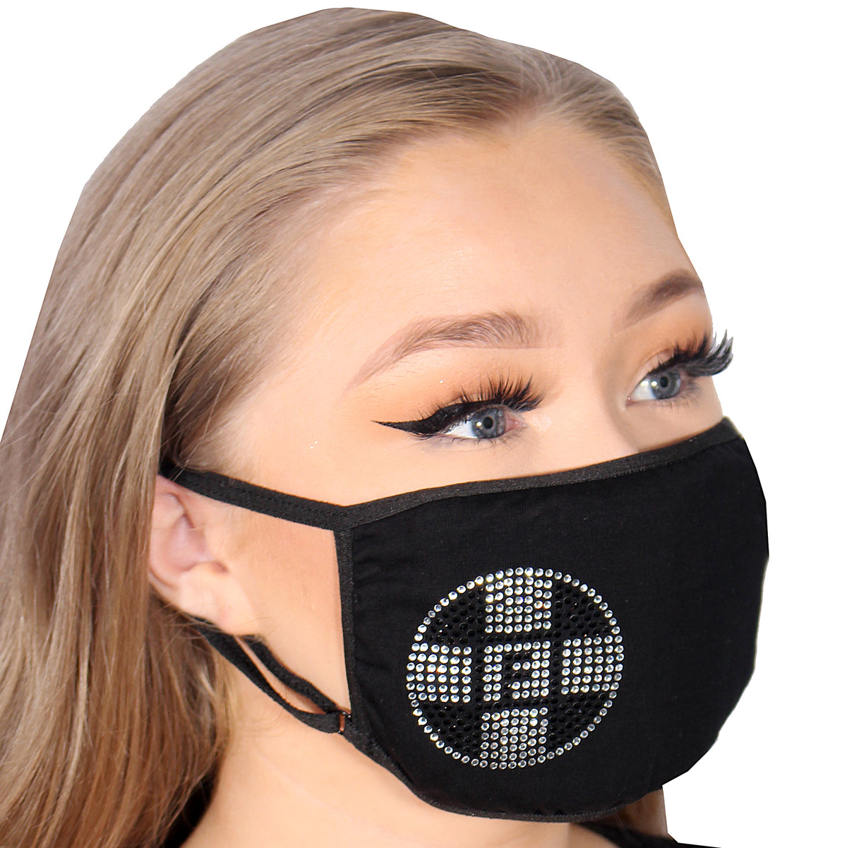 FASK Logo Cotton 2.0 Stoned Mask with Interchangeable Filter and Adjustable Size Strap
