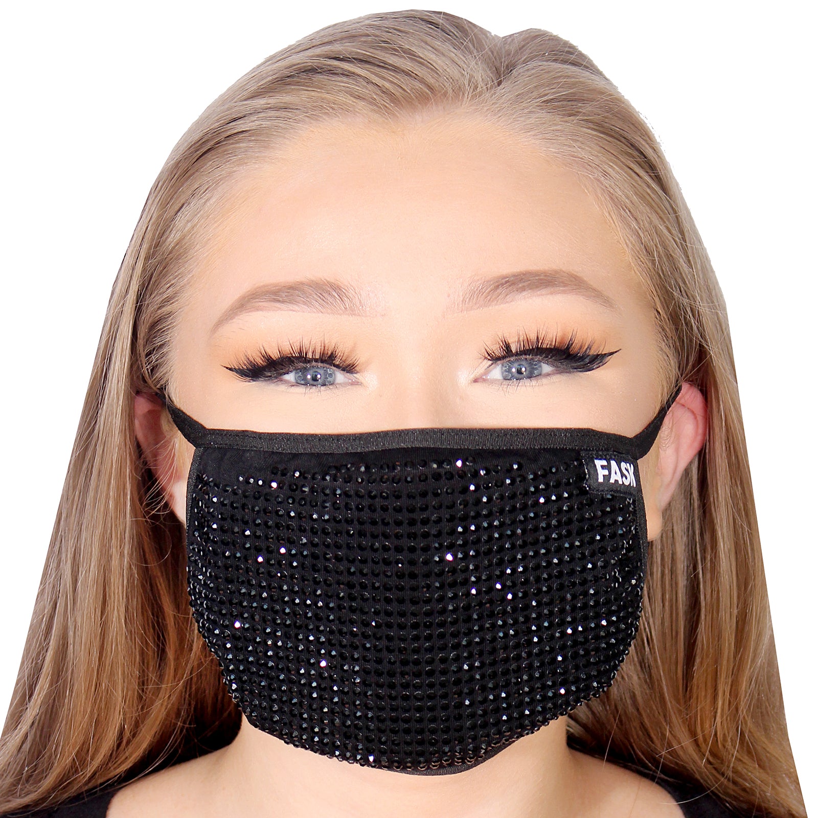 FASK Full Stoned Cotton 2.0 Stoned Mask with Interchangeable Filter and Adjustable Size Strap