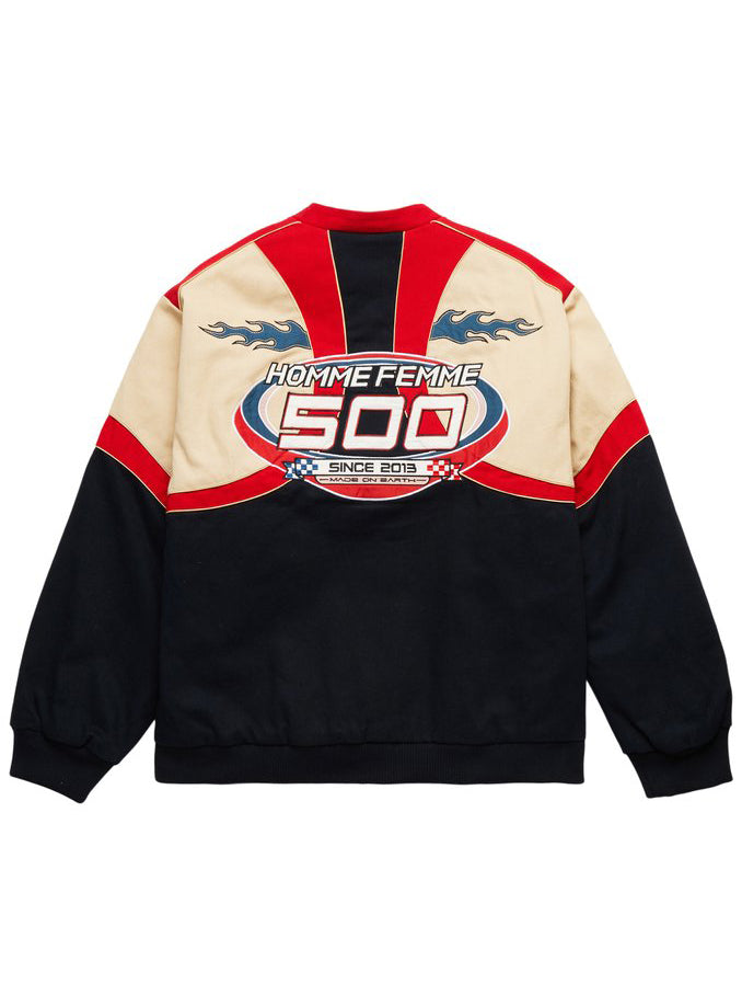 500 Racing Jacket Black and Red