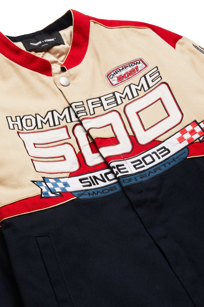 500 Racing Jacket Black and Red
