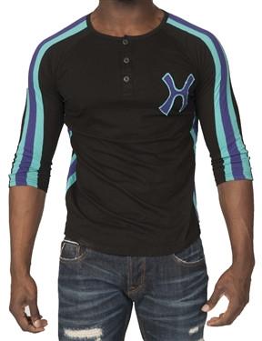 Hudson 3/4 Sleeve Tee in black – view 1 of 1