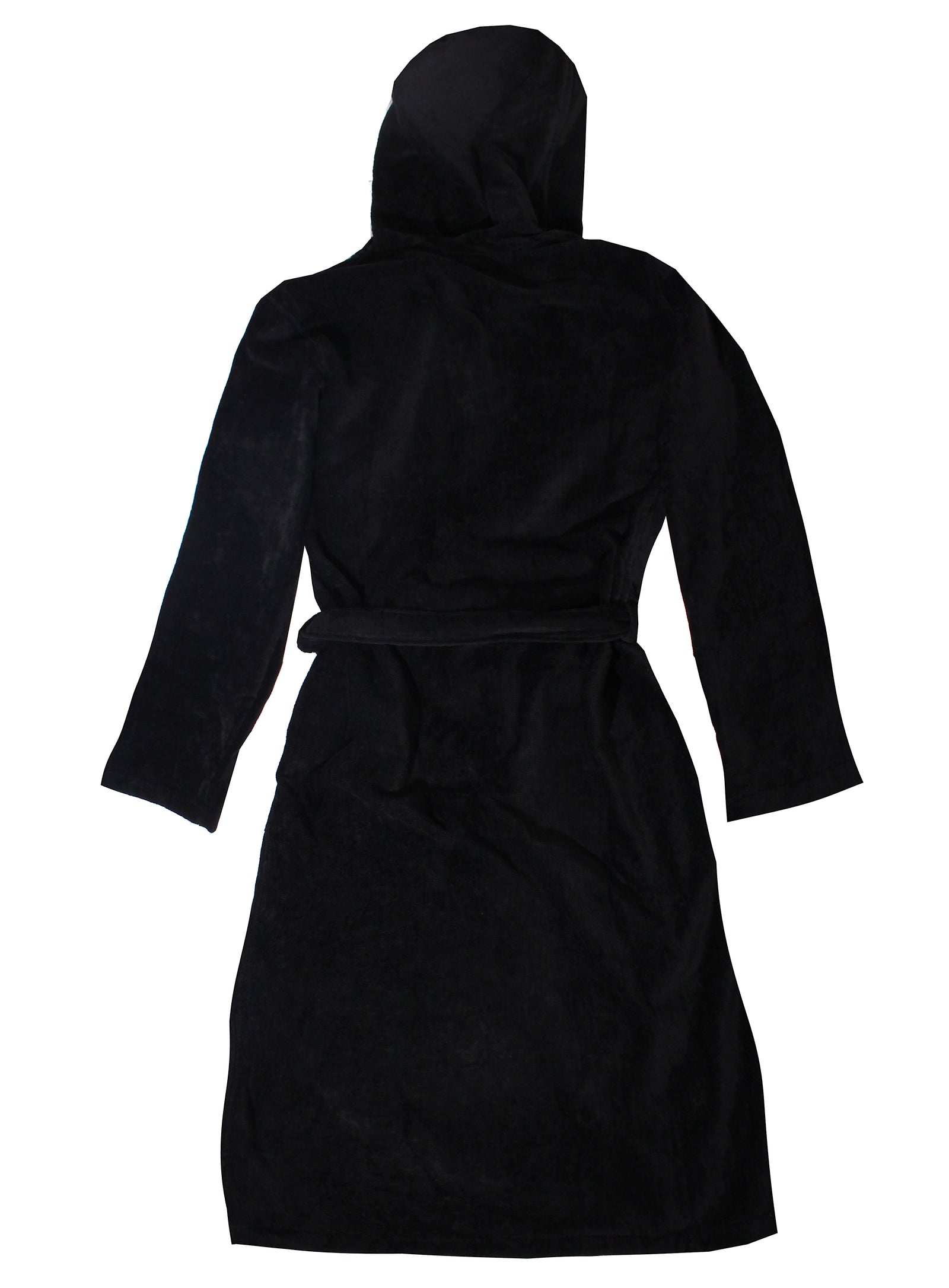 Embroidered UnderBear Robe - Black