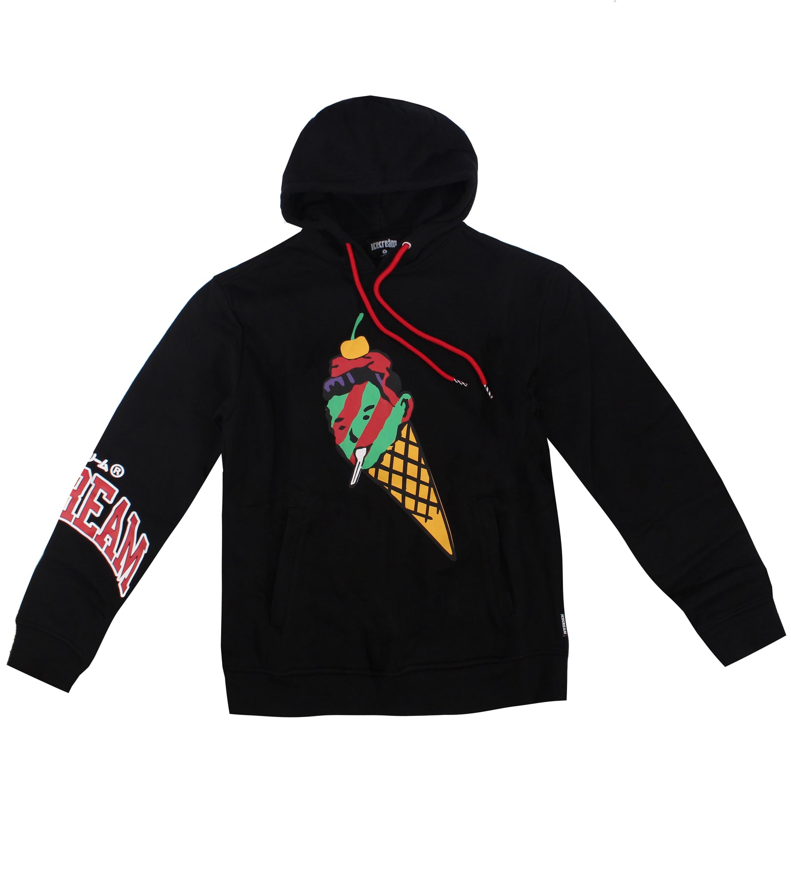 Icecream Cone Man Hoodie in black
