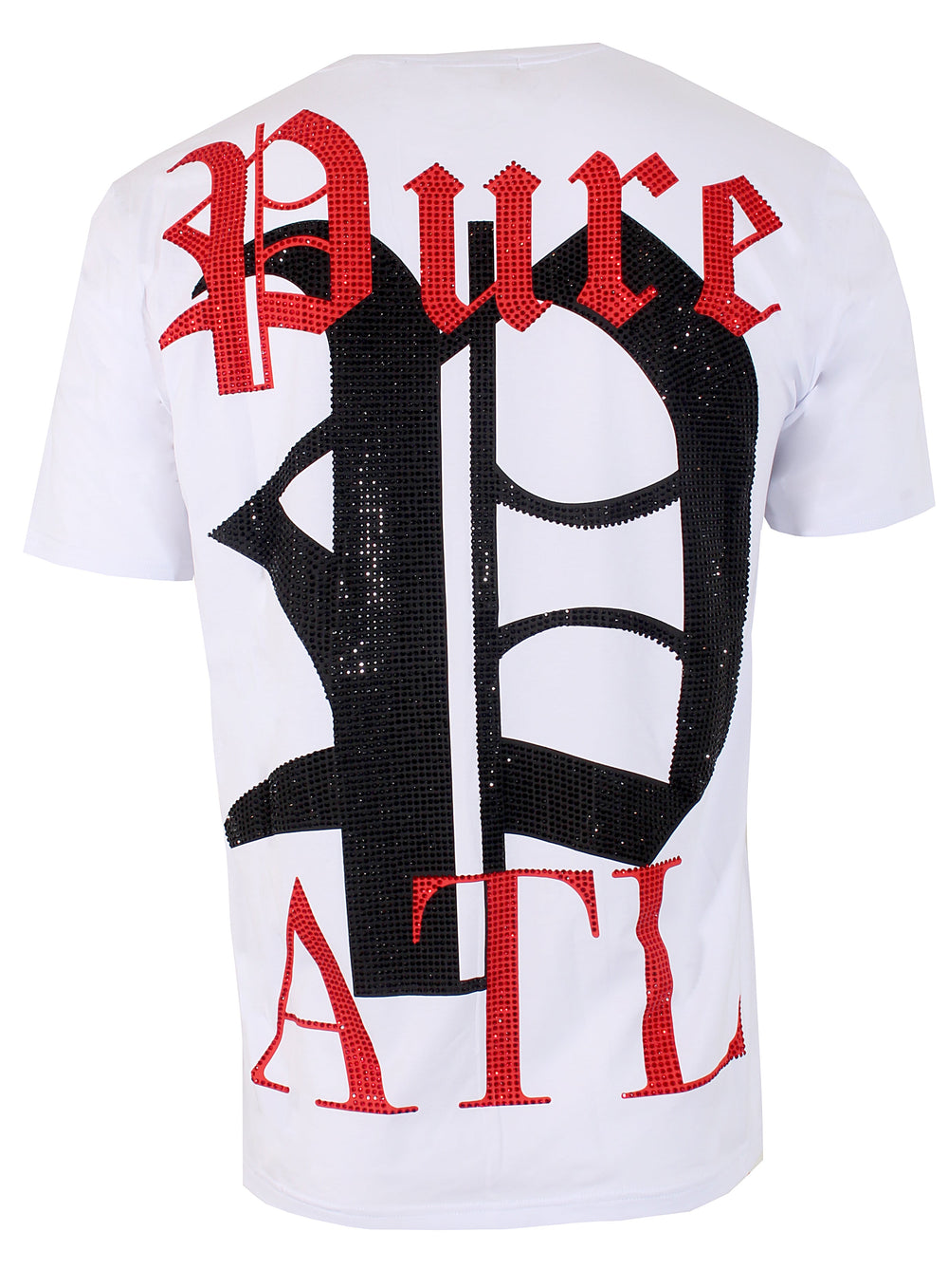 Pure ATL Logo Diamond Tee, white crew neck tee with red and black Pure logo diamond – view 1 of 11