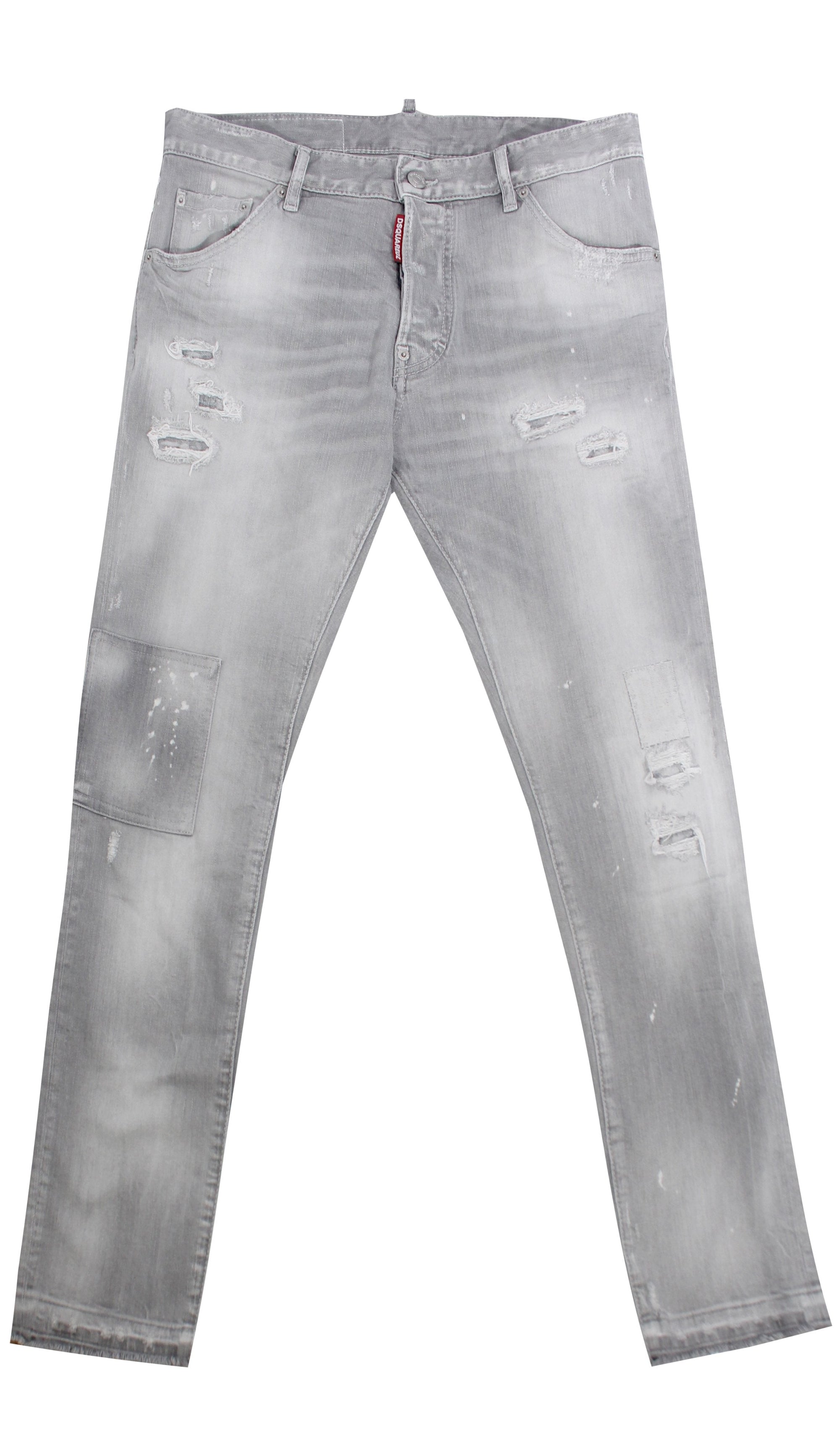 Cool Guy Cropped Jeans - Grey