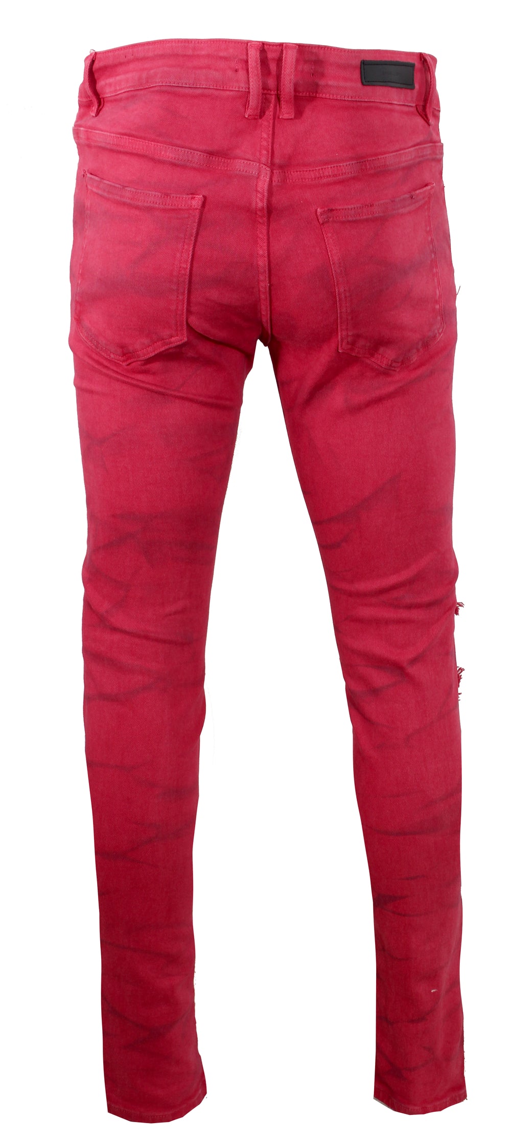 Embellish Amador Rip & Repair Red Denim in red – view 2 of 2