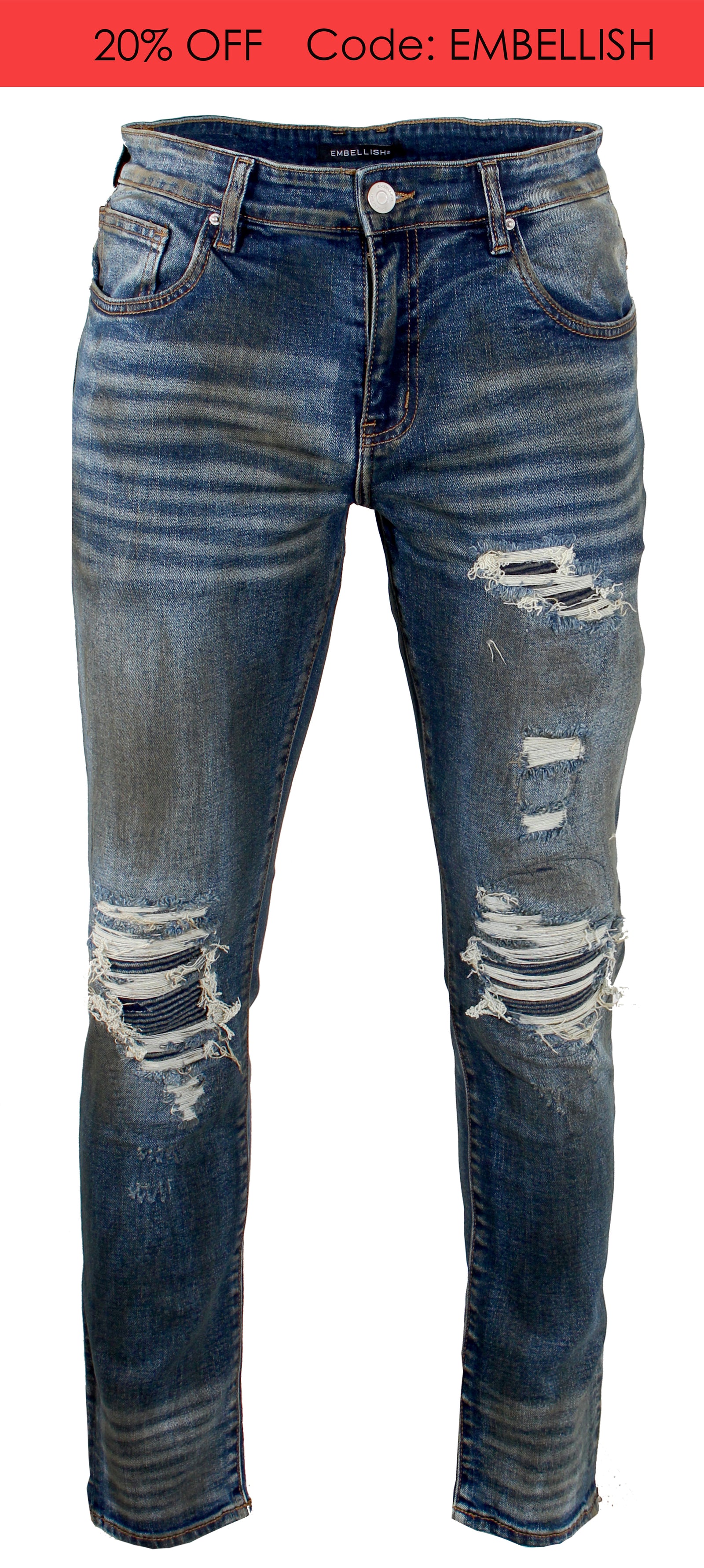 Men's Garland Rip&Repair Denim