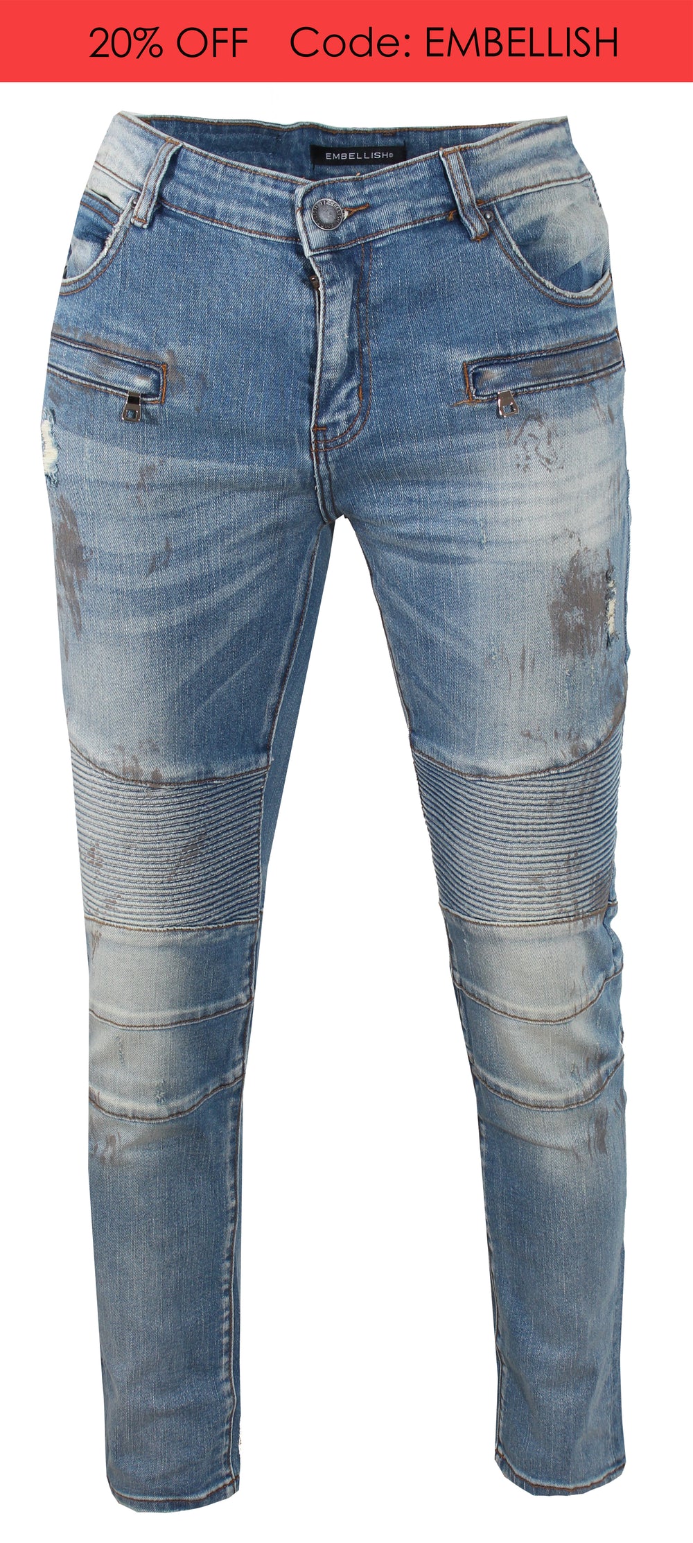 Men's Jennings Biker Denim
