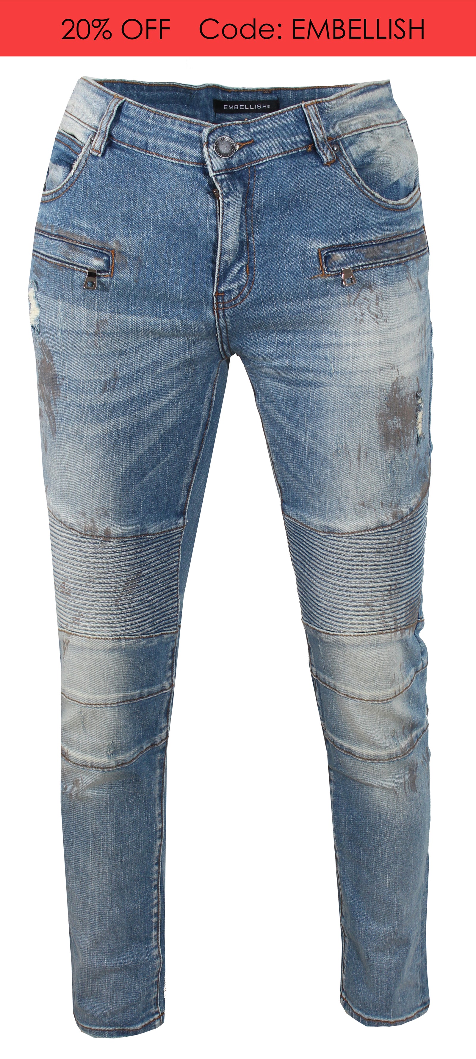 Men's Jennings Biker Denim