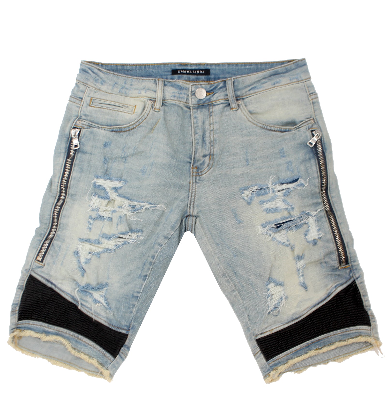 Sunny Biker Shorts - Light Blue