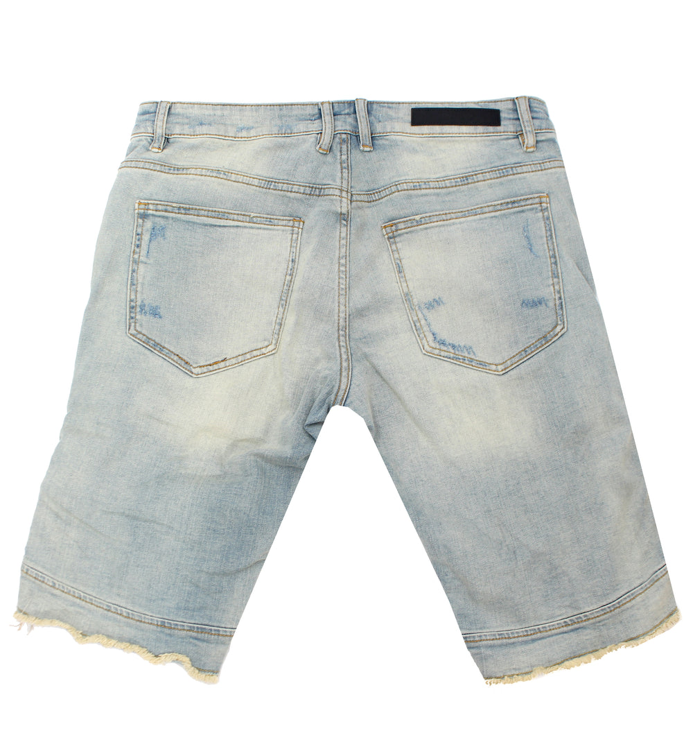 Sunny Biker Shorts - Light Blue