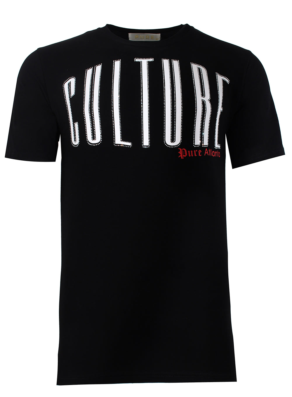Pure Culture Diamond Tee in black – view 1 of 8