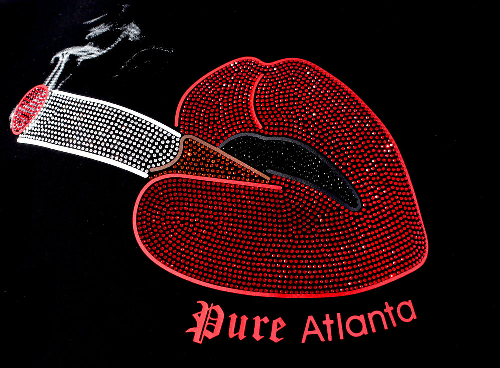 Pure Diamond Lips Tee in black – view 8 of 9