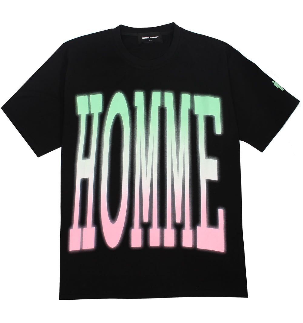 Twilight Tee - Black Green and Pink