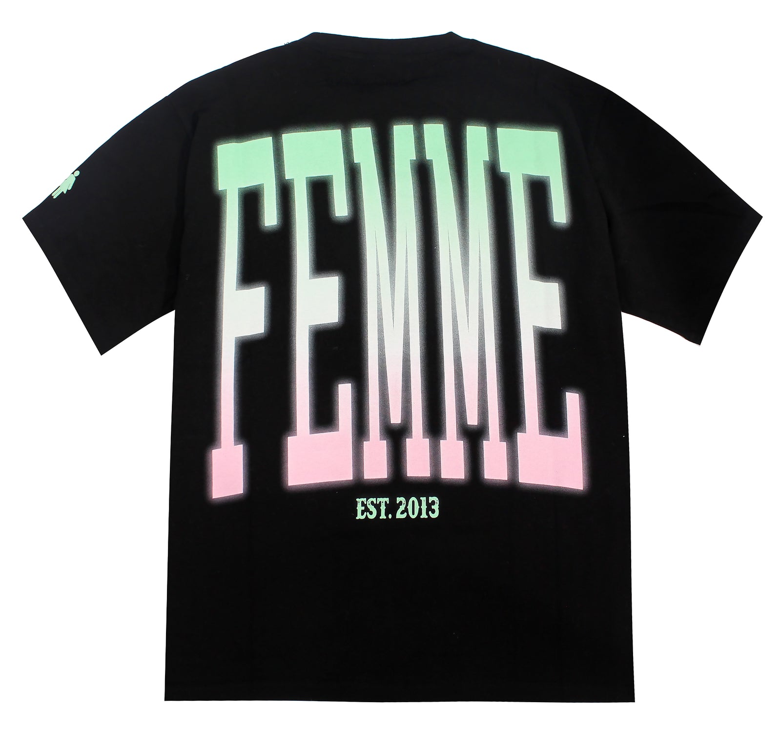 Twilight Tee - Black Green and Pink